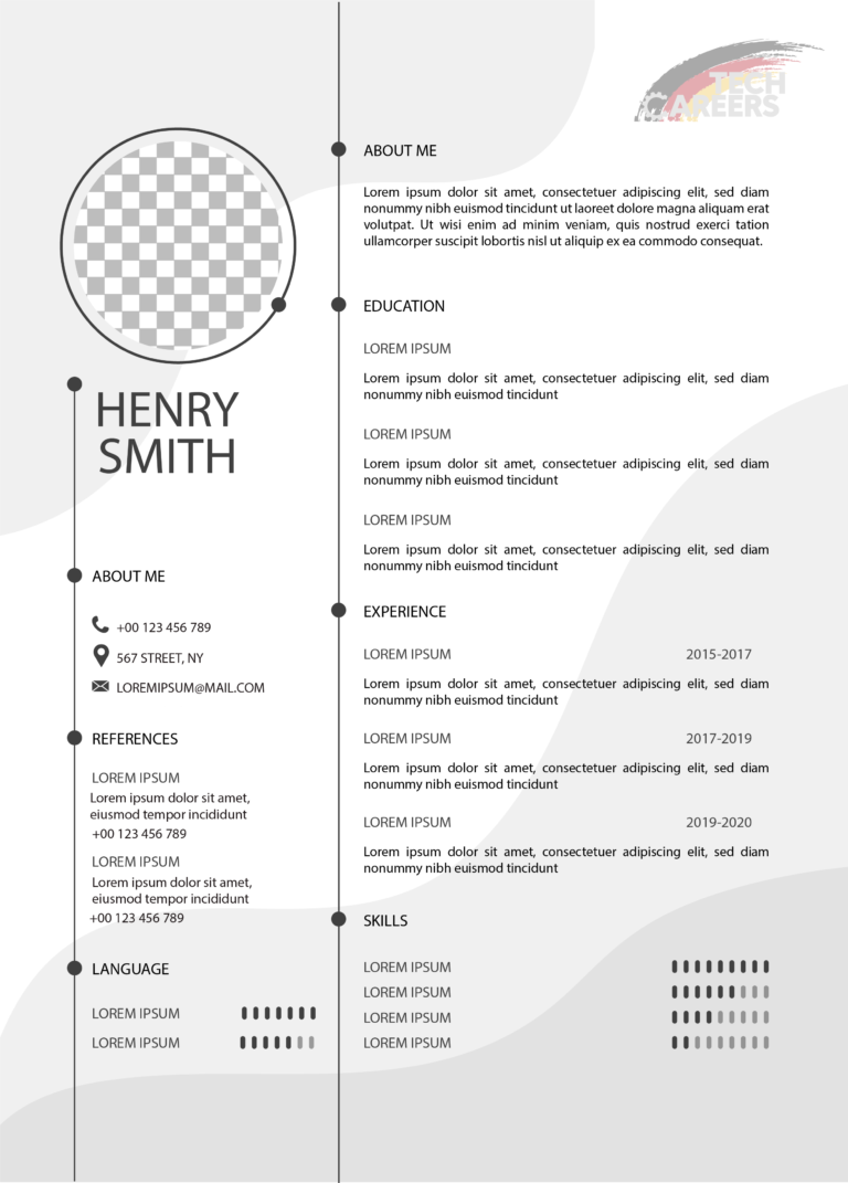 german cv template